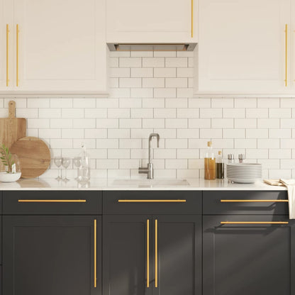 Nábytkové Úchytky 20 Ks Zlaté Nerezová Ocel