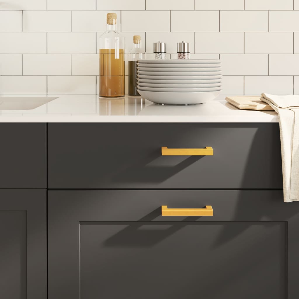 Nábytkové Úchytky 5 Ks Černé Nerezová Ocel