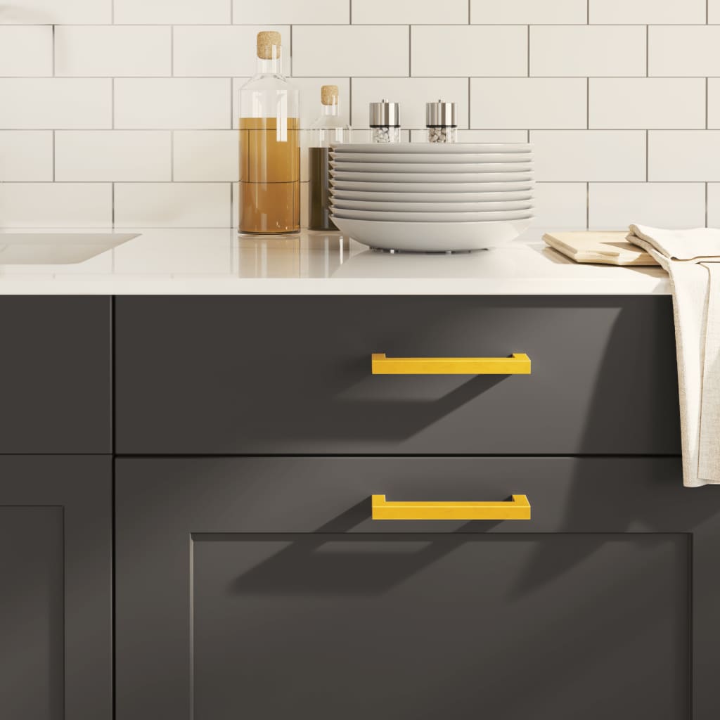 Nábytkové Úchytky 5 Ks Černé Nerezová Ocel