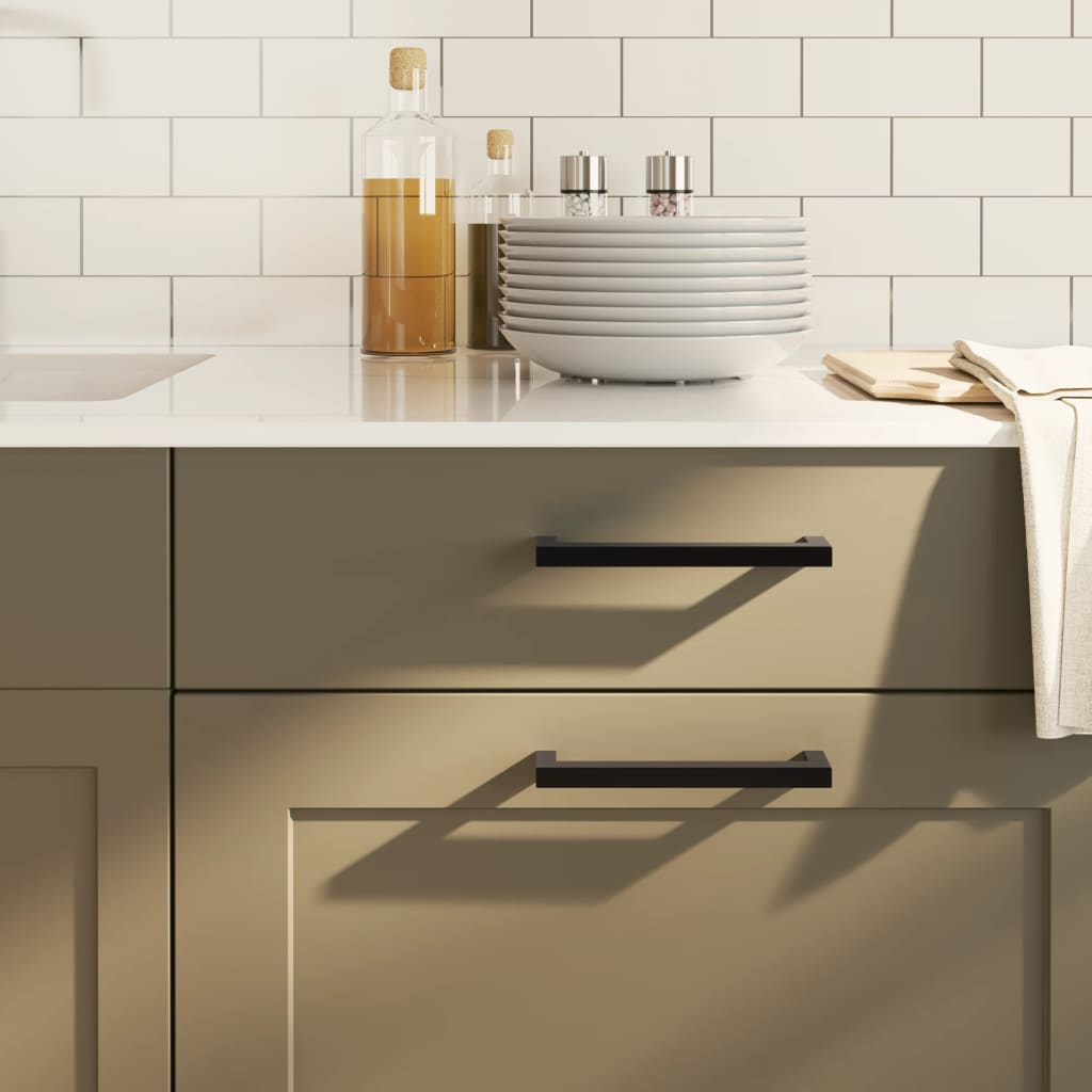 Nábytkové Úchytky 5 Ks Černé Nerezová Ocel