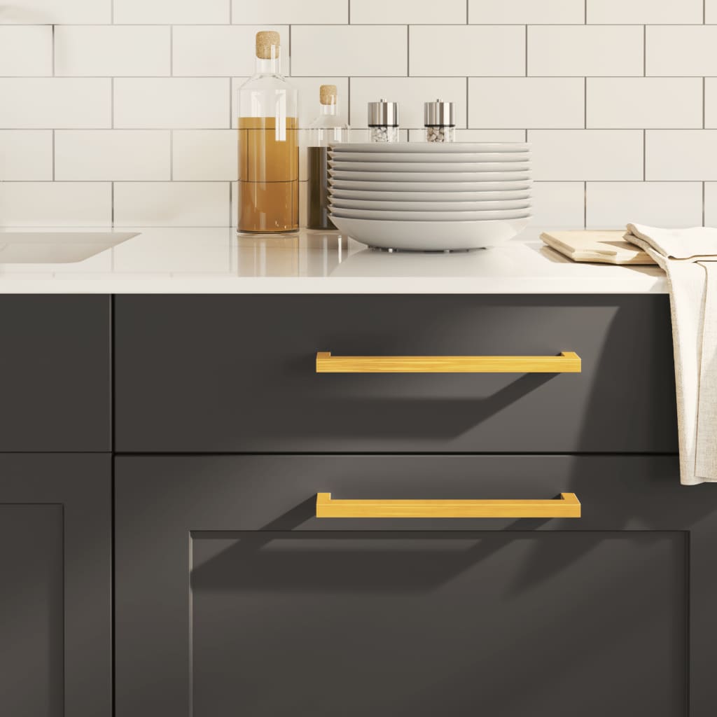 Nábytkové Úchytky 5 Ks Černé Nerezová Ocel