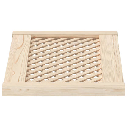 Nábytková Dvířka Mřížkový Design 2 Ks 59,5 X 39,5 Cm Borovice