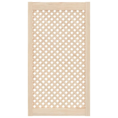 Nábytková Dvířka Mřížkový Design 2 Ks 49,5 X 99 Cm Borovice