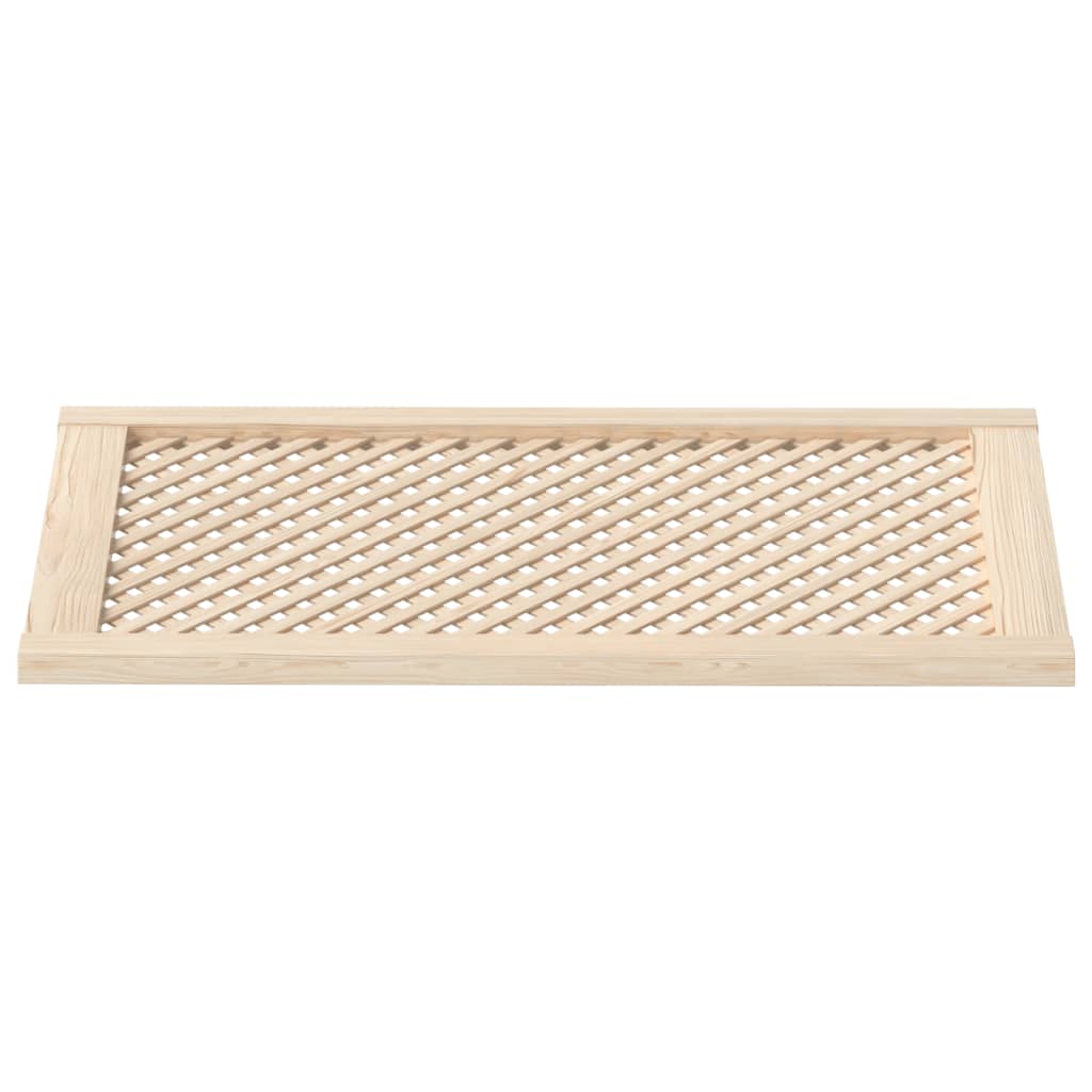 Nábytková Dvířka Mřížkový Design 2 Ks 49,5 X 99 Cm Borovice