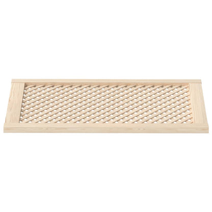 Nábytková Dvířka Mřížkový Design 2 Ks 49,5 X 99 Cm Borovice