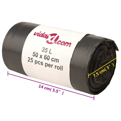 Pytle Na Odpadky 250 Ks Černé