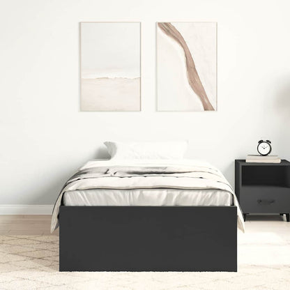 Rám Postel Černý 90 X 190 Cm