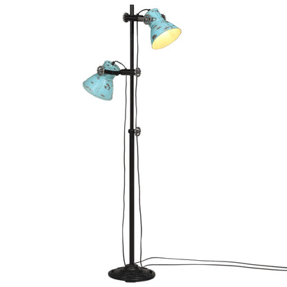 Podlahová Lampa Se 2 Svítidly E27 Litina