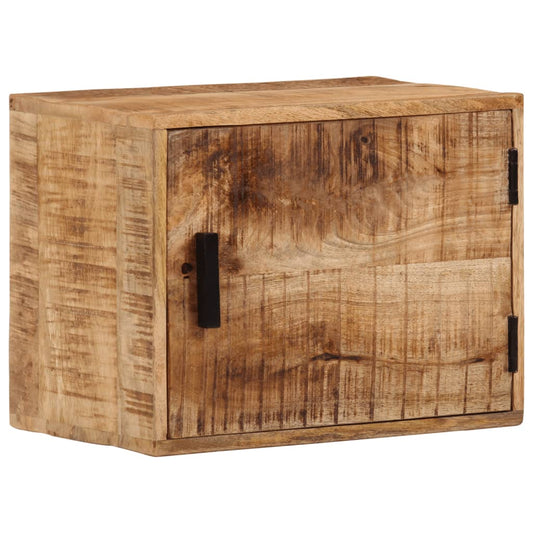 Nástěnný Noční Stolek 40X30X25 Cm Masivní Mangovníkové Dřevo