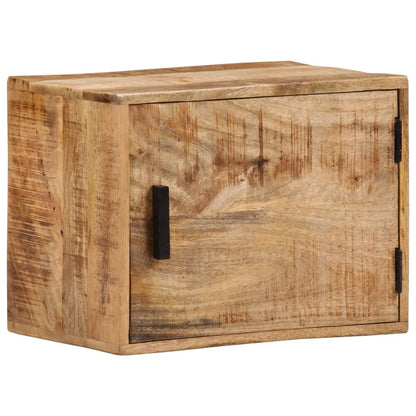Nástěnný Noční Stolek 40X30X25 Cm Masivní Mangovníkové Dřevo