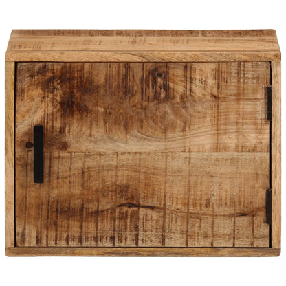Nástěnný Noční Stolek 40X30X25 Cm Masivní Mangovníkové Dřevo