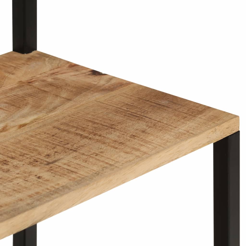 Věšák S Botníkem 68X30X182 Cm Masivní Hrubé Mangovníkové Dřevo