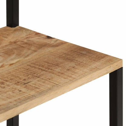 Věšák S Botníkem 68X30X182 Cm Masivní Hrubé Mangovníkové Dřevo