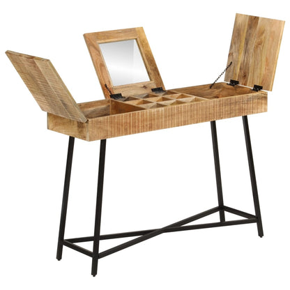 Toaletní Stolek 105X35X75 Cm Masivní Hrubý Mangovník A Železo