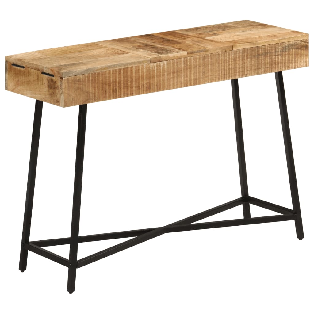 Toaletní Stolek 105X35X75 Cm Masivní Hrubý Mangovník A Železo