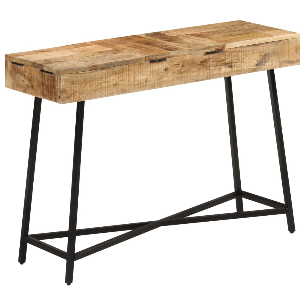 Toaletní Stolek 105X35X75 Cm Masivní Hrubý Mangovník A Železo
