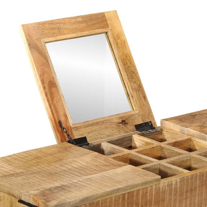 Toaletní Stolek 105X35X75 Cm Masivní Hrubý Mangovník A Železo