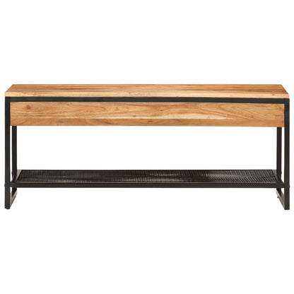 Lavice Na Boty 110 X 35 X 45 Cm Masivní Akáciové Dřevo A Železo
