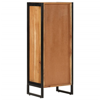 Koupelnová Skříňka 40 X 30 X 100 Cm Masivní Akácie A Železo