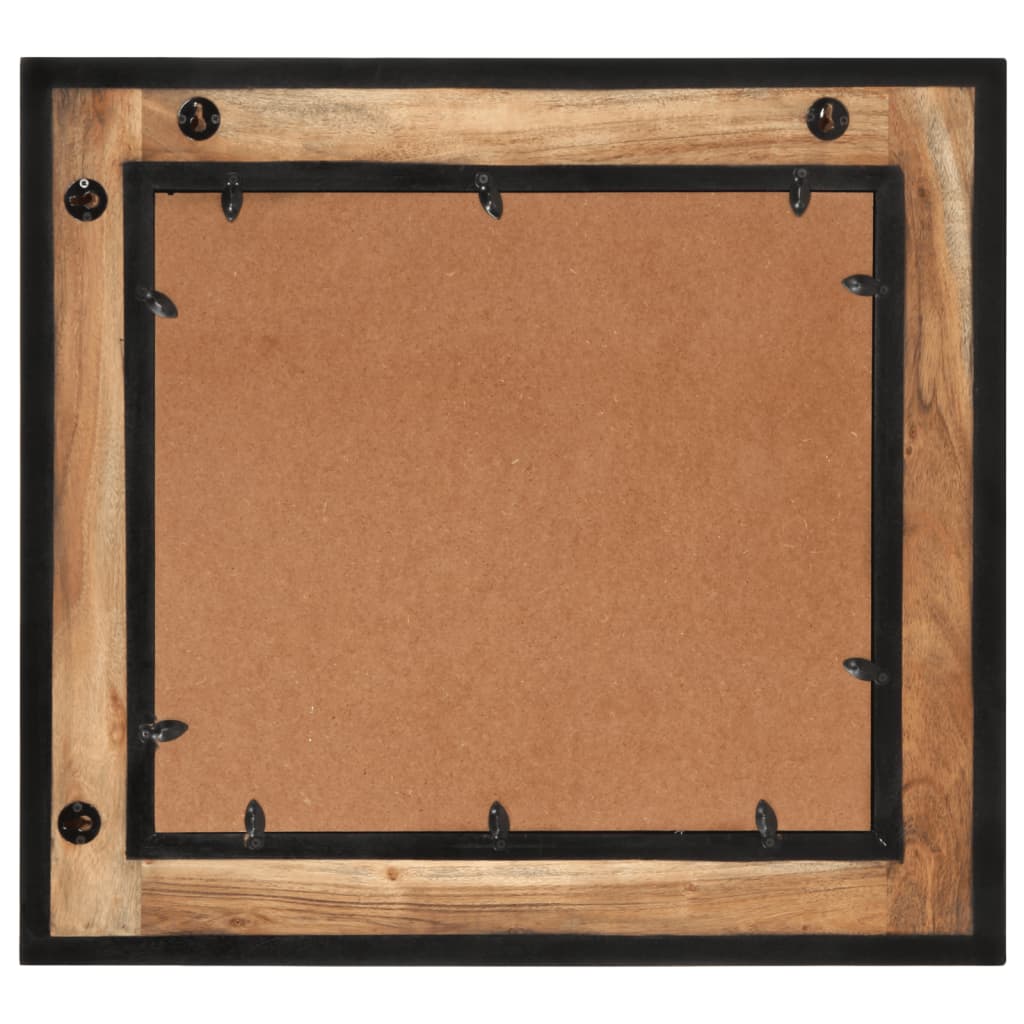 Koupelnové Zrcadlo 60 X 1 X 55 Cm Masivní Akáciové Dřevo