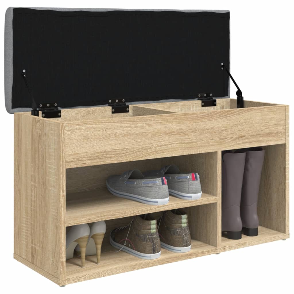 Lavice S Botníkem 82 X 32 X 45,5 Cm Kompozitní Dřevo