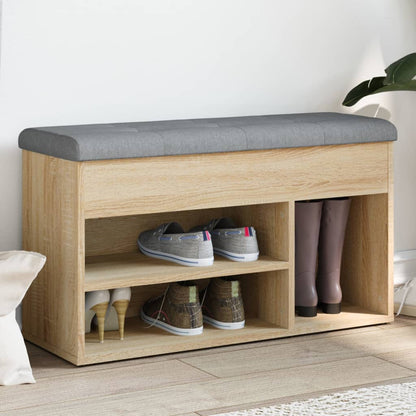Lavice S Botníkem 82 X 32 X 45,5 Cm Kompozitní Dřevo