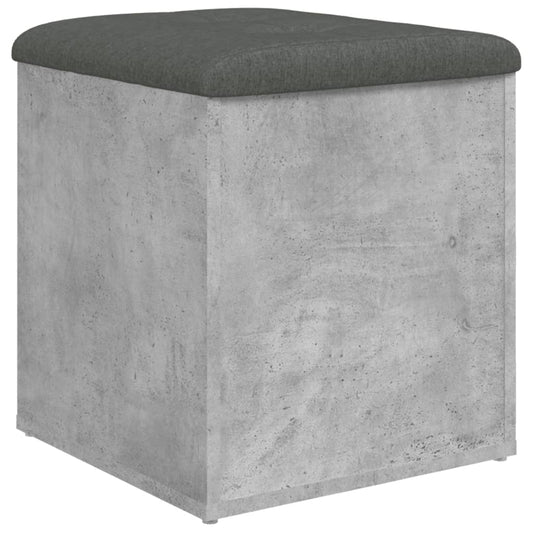 Úložná Lavice Betonově Šedá 42 X 42 X 45 Cm Kompozitní Dřevo