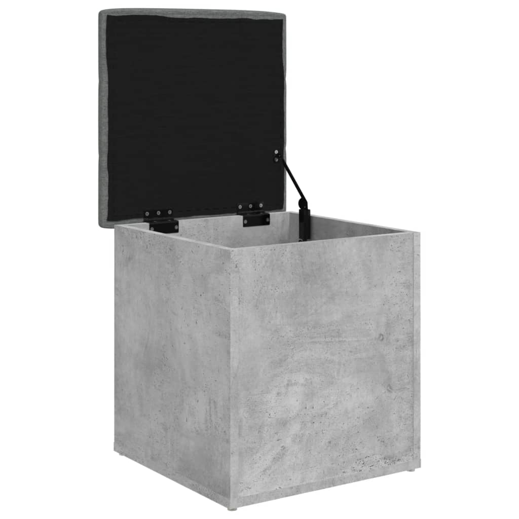 Úložná Lavice Betonově Šedá 42 X 42 X 45 Cm Kompozitní Dřevo