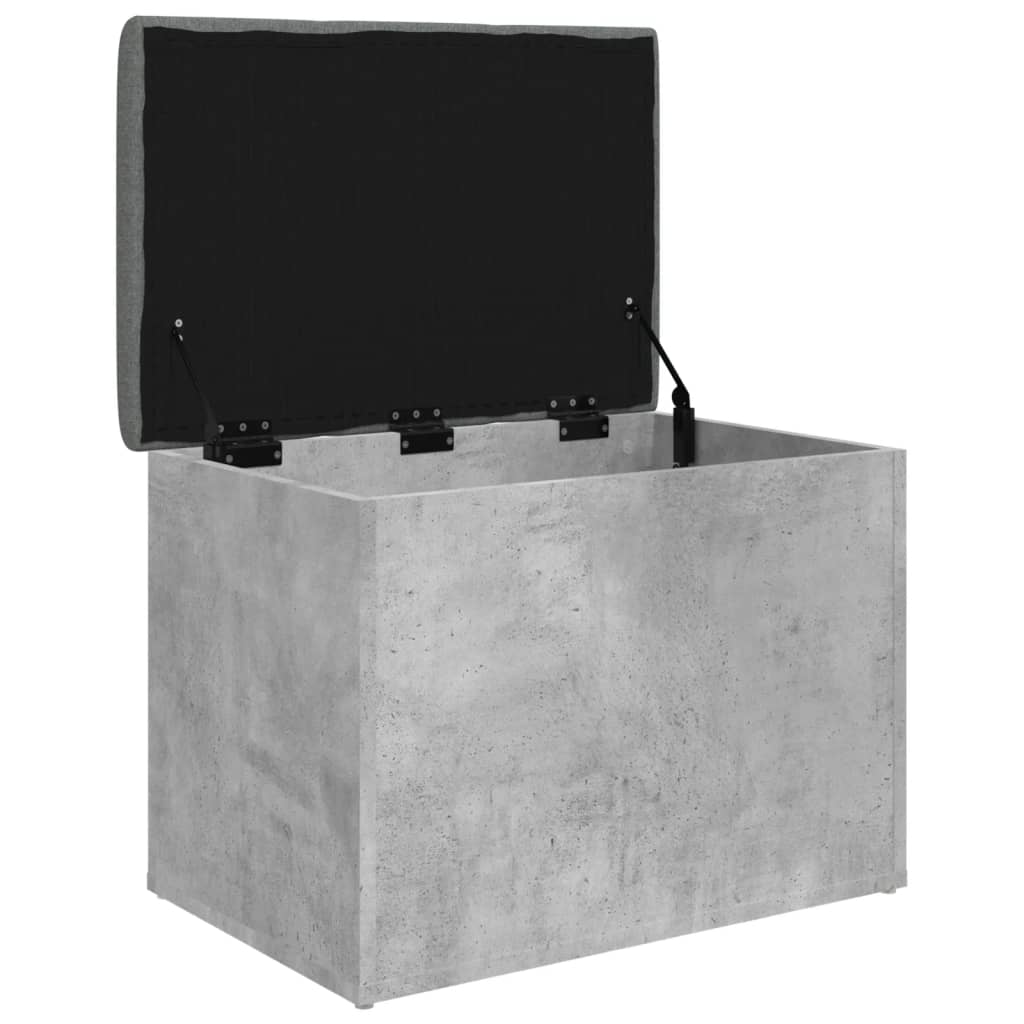 Úložná Lavice Betonově Šedá 62 X 42 X 45 Cm Kompozitní Dřevo