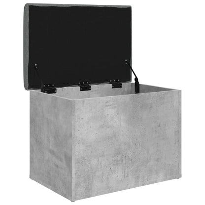 Úložná Lavice Betonově Šedá 62 X 42 X 45 Cm Kompozitní Dřevo