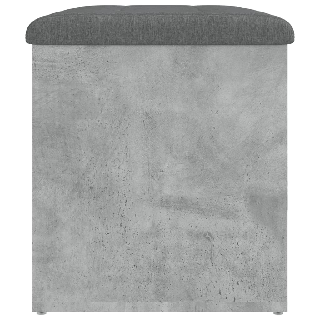 Úložná Lavice Betonově Šedá 62 X 42 X 45 Cm Kompozitní Dřevo