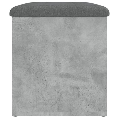 Úložná Lavice Betonově Šedá 62 X 42 X 45 Cm Kompozitní Dřevo