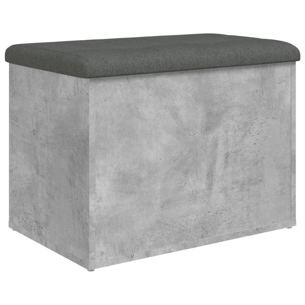 Úložná Lavice Betonově Šedá 62 X 42 X 45 Cm Kompozitní Dřevo