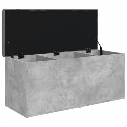 Úložná Lavice Betonově Šedá 102 X 42 X 45 Cm Kompozitní Dřevo