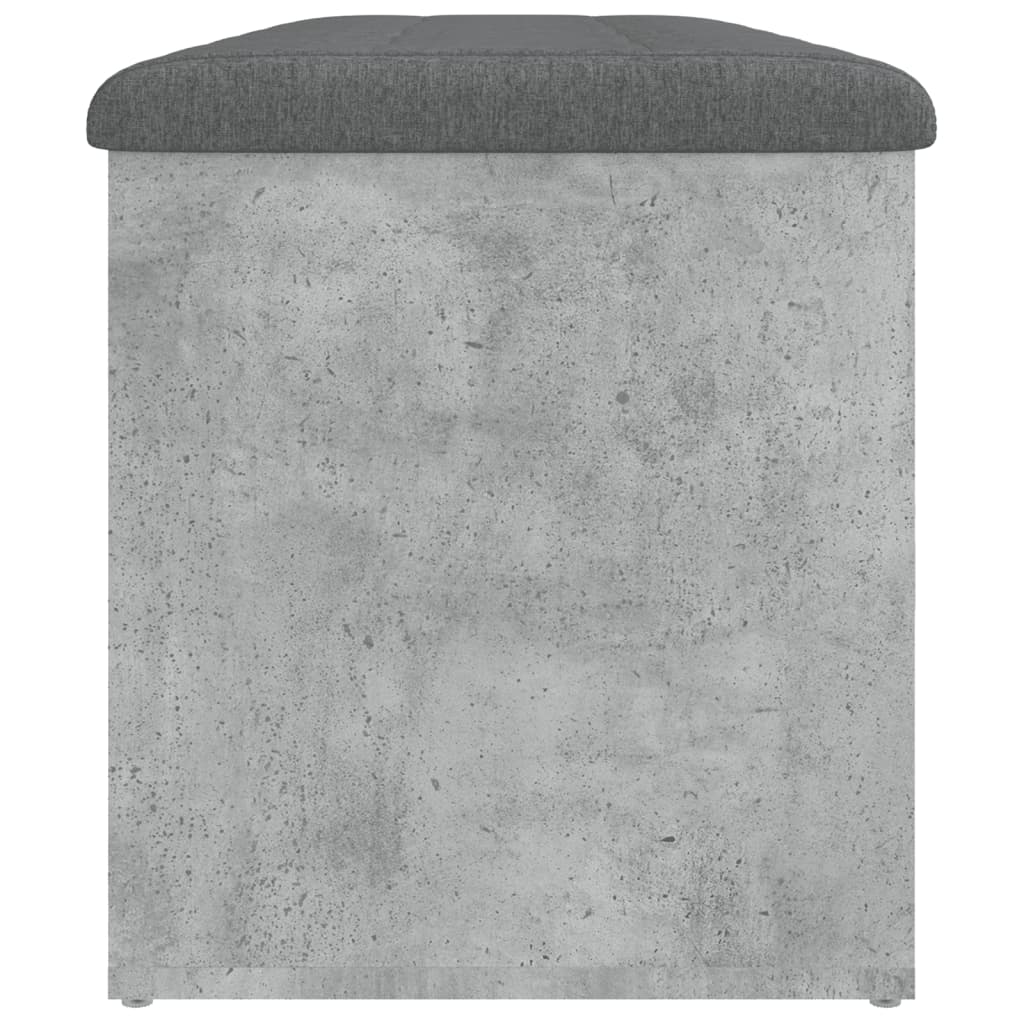 Úložná Lavice Betonově Šedá 102 X 42 X 45 Cm Kompozitní Dřevo
