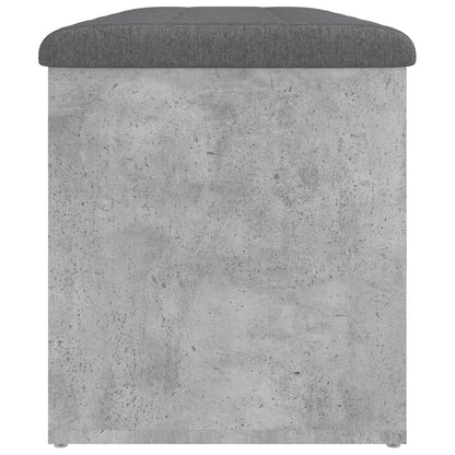 Úložná Lavice Betonově Šedá 102 X 42 X 45 Cm Kompozitní Dřevo