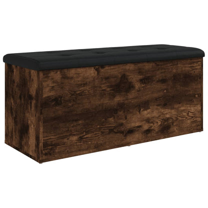 Úložná Lavice Kouřový Dub 102 X 42 X 45 Cm Kompozitní Dřevo