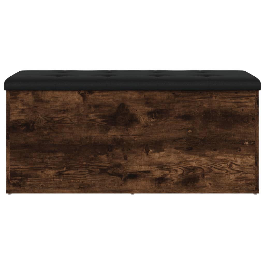 Úložná Lavice Kouřový Dub 102 X 42 X 45 Cm Kompozitní Dřevo