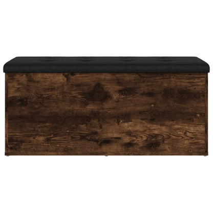 Úložná Lavice Kouřový Dub 102 X 42 X 45 Cm Kompozitní Dřevo