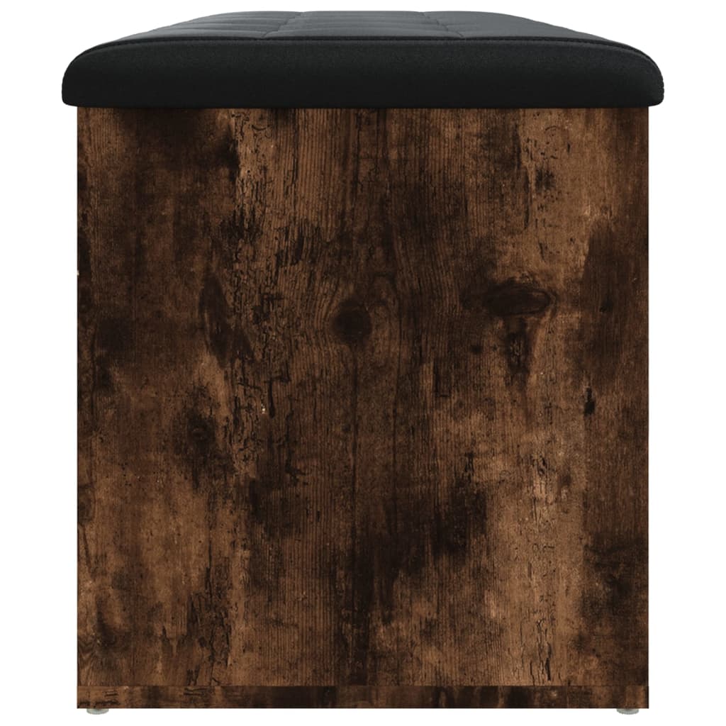 Úložná Lavice Kouřový Dub 102 X 42 X 45 Cm Kompozitní Dřevo