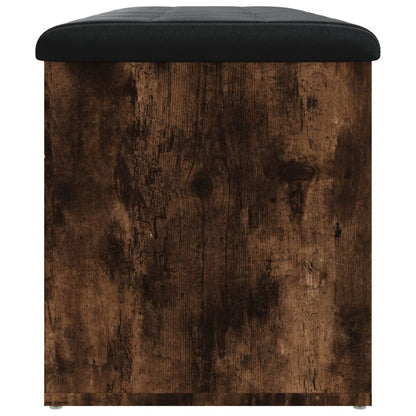 Úložná Lavice Kouřový Dub 102 X 42 X 45 Cm Kompozitní Dřevo