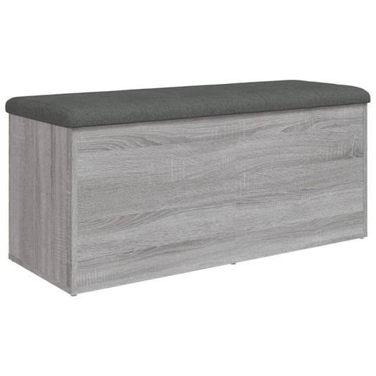 Úložná Lavice Šedá Sonoma 102 X 42 X 45 Cm Kompozitní Dřevo