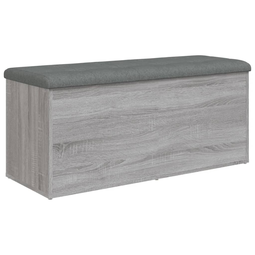 Úložná Lavice Šedá Sonoma 102 X 42 X 45 Cm Kompozitní Dřevo
