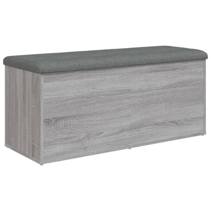 Úložná Lavice Šedá Sonoma 102 X 42 X 45 Cm Kompozitní Dřevo