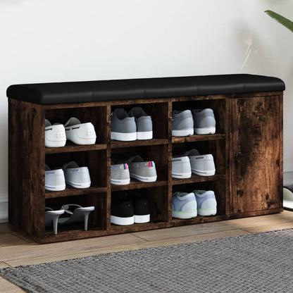 Lavice S Botníkem Betonově Šedá 102X32X50 Cm Kompozitní Dřevo