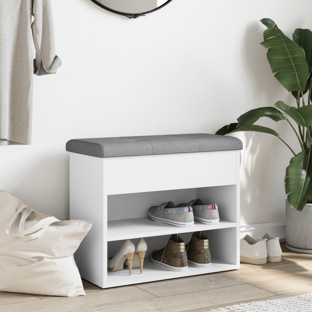 Lavice S Botníkem 62 X 32 X 50 Cm Kompozitní Dřevo