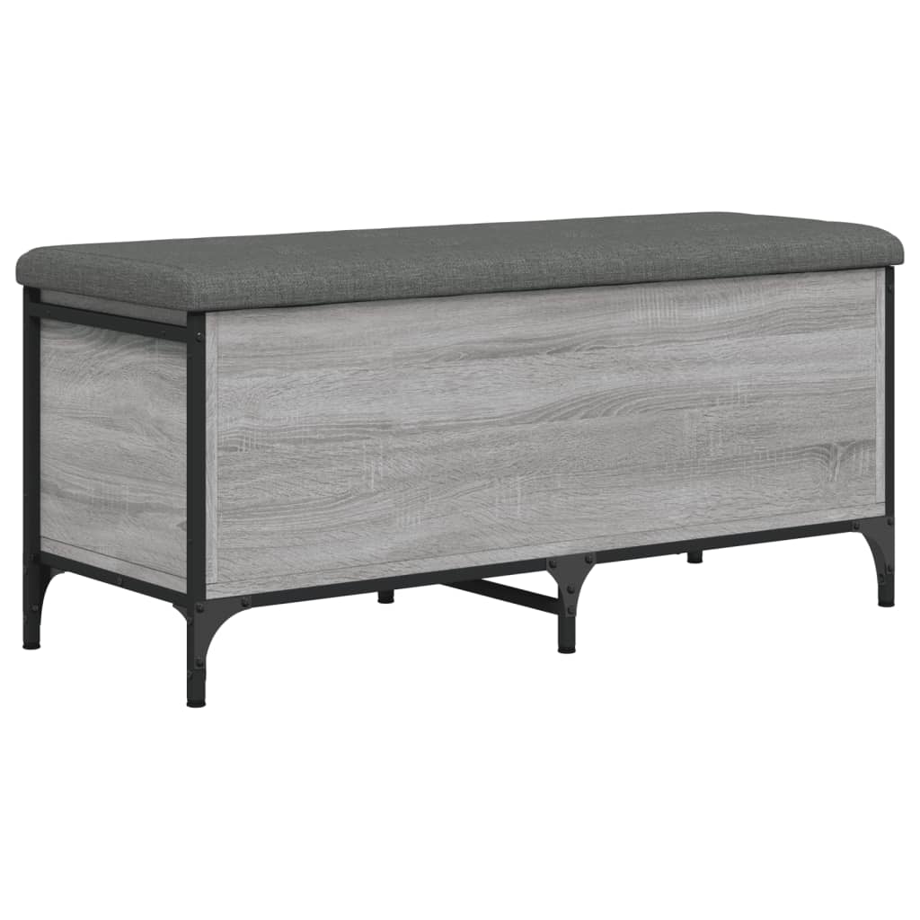 Úložná Lavice Šedá Sonoma 102 X 42 X 45 Cm Kompozitní Dřevo