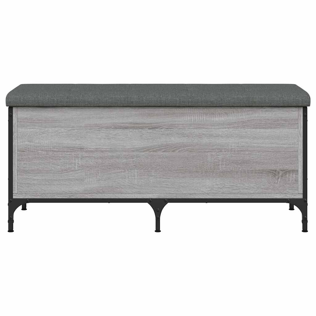 Úložná Lavice Šedá Sonoma 102 X 42 X 45 Cm Kompozitní Dřevo