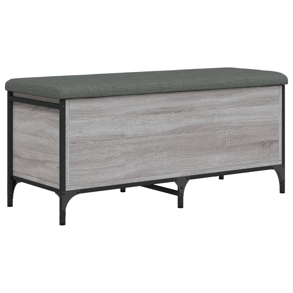 Úložná Lavice Šedá Sonoma 102 X 42 X 45 Cm Kompozitní Dřevo