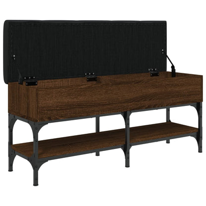 Lavice S Botníkem Hnědý Dub 102 X 32 X 45 Cm Kompozitní Dřevo